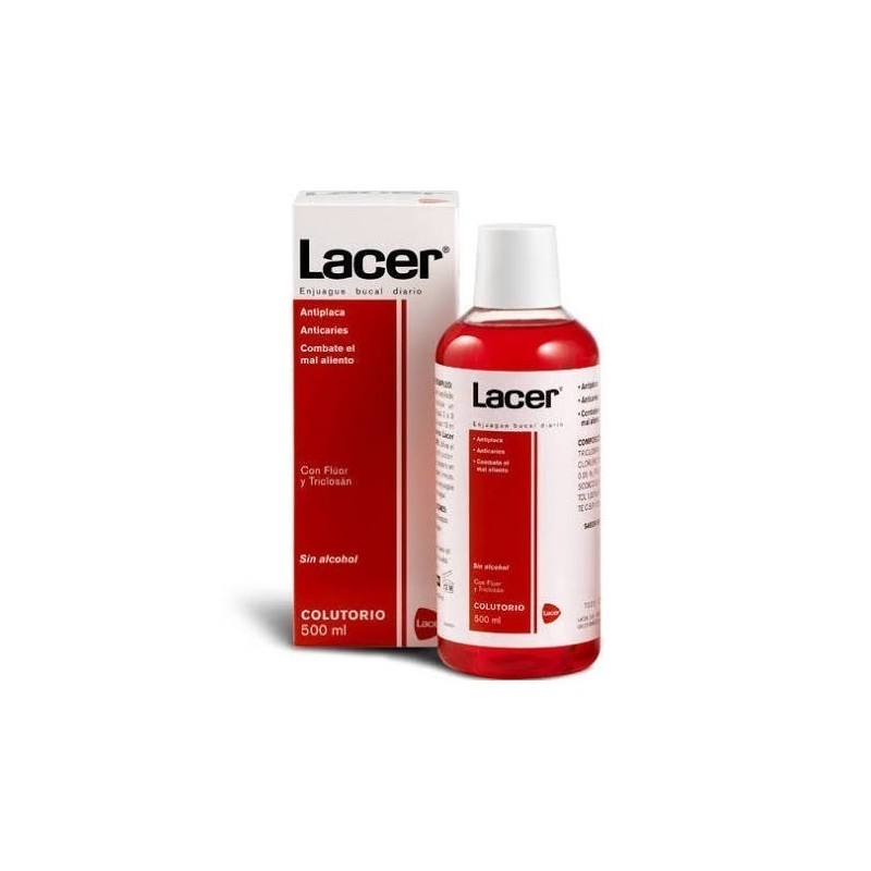 Lacer Colutorio Cuidado Bucal 500 Ml - Antiplaca Anticaries