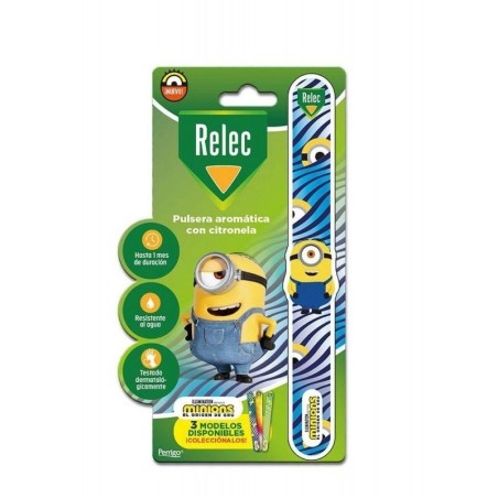 Perrigo Pulsera Repelente de Insectos Minions Azul