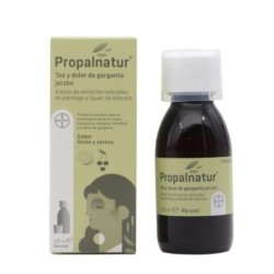 PROPALNATUR TOS Y DOLOR DE GARGANTA 1 BOTELLA 120 ML JARABE SABOR LIMON Y CEREZA