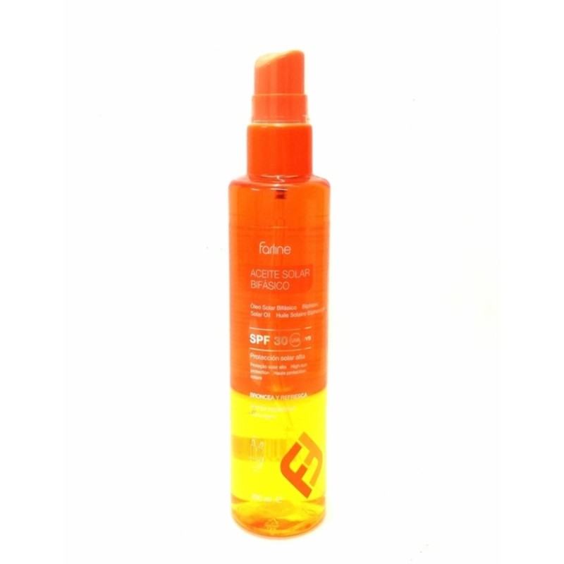 FARLINE ACEITE SOLAR BIFASICO SPF 30 200 ML