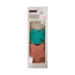 SUAVINEX KONJAC ESPONJA BAÑO INFANTIL BABY SET 3 UNID